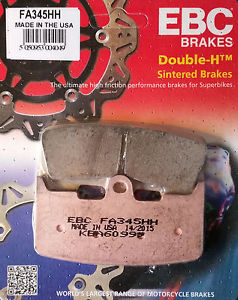 EBC Brakes Double-H Sintered Superbike Brake Pads Front - FA345HH EBC Brakes Double-H Sintered Superbike Brake Pads Front - FA345HH